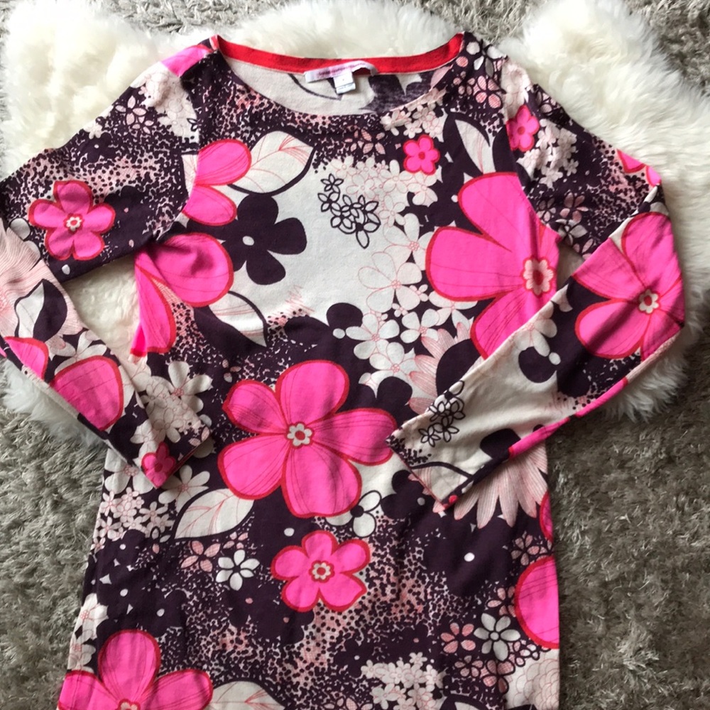 DVF bright flowered tunic